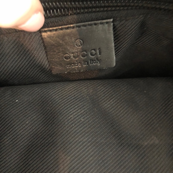 Gucci GG Monogram Handbag Messenger Black beige - Picture 5 of 7